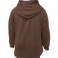 Relaxed Fit Hooded Jacket with Textured Weave