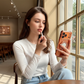 Magnetic Phone Case with Built-In Mirror