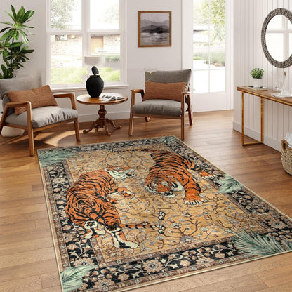 Soft and Easy-to-Clean Printed Rug