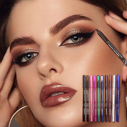 10PCS Colored Eyeliner Gel Pens