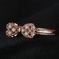 Women's Sparkly Bow Knot Ring