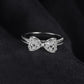 Women's Sparkly Bow Knot Ring