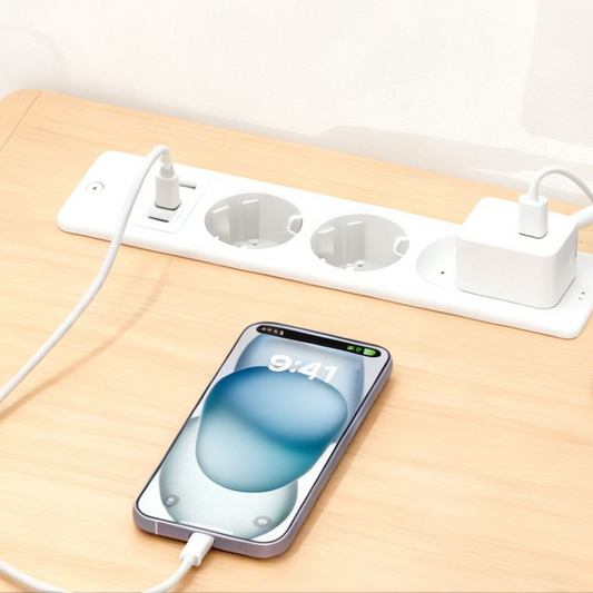 Recessed Desk Power Strip with USB-C