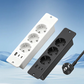 Recessed Desk Power Strip with USB-C