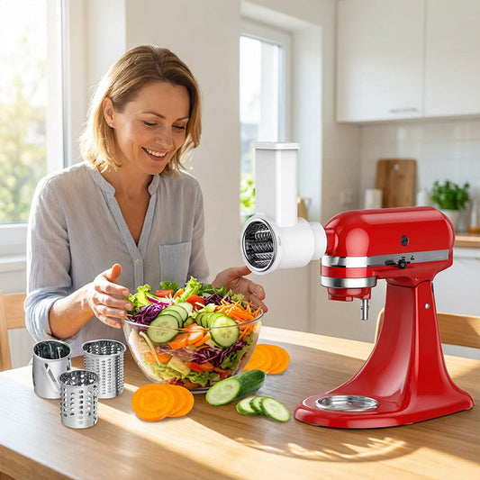 Stainless Steel Slicer Shredder Attachment