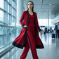 Women’s Casual 3-Piece Cardigan & Wide-Leg Pants Set