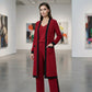 Women’s Casual 3-Piece Cardigan & Wide-Leg Pants Set