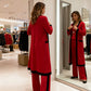 Women’s Casual 3-Piece Cardigan & Wide-Leg Pants Set