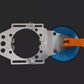 Adjustable Tile Hole Opening Locator with Suction Base