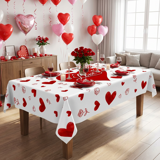 Valentine's Day Romantic Tablecloth