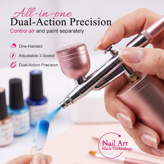 Cordless Airbrush Kit with Compressor for Makeup