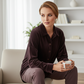 Women's Elegant Lapel Long Sleeve Button-Down Shirt