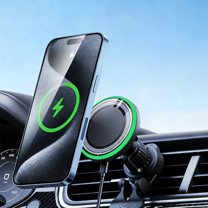 15W Magnetic Wireless Car Charger Mount