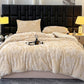 Double-Layer Plush Jacquard Blanket