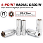 10-Piece Magnetic Swivel Spark Plug Socket Set
