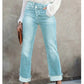 Women's High-Waist Straight-Leg Stretch Jeans