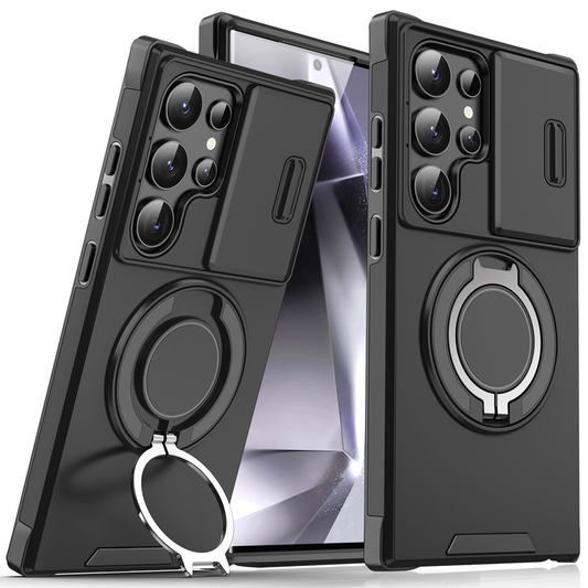 🥳2026 HOT SALE🥳💞50K+ SOLD!🎬🔥 49% OFF! 3-in-1 Magnetic Case for Samsung – Snap & Go Stand + Raised Camera Guard + Full Protection. Your all-in-one daily shield. 🛡️🧲