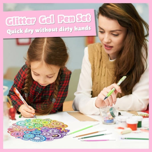 🎅Christmas Special Deals⚡50K+ SOLD!🎁Glitter Gel Pen Set-Unique Stunning Colors|Up to 55% OFF!