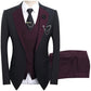 Modern Contrast Color Wedding Suit