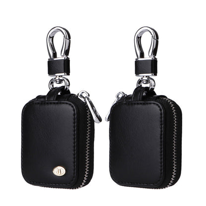 Portable Zippered Earbud Case with Anti-Lost Clasp