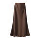 🔥Hot Sale Deals-Women's Lustrous High-Waist Satin Skirt