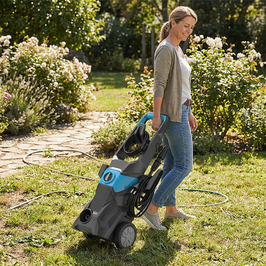 Electric Pressure Washer with Foam Tank