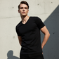 Unisex Classic V-Neck Cotton Short Sleeve T-Shirt
