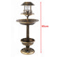 Solar-Powered Bird Bath & Feeder with Planter