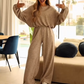 Women’s Relaxed Fit Crop Top & Wide-Leg Pants Set