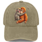 Vintage Cute Animal Print Baseball Cap