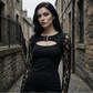 Women's Sexy Cutout Lace Sleeve Top