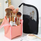 Upright Standing Makeup Brush Bag