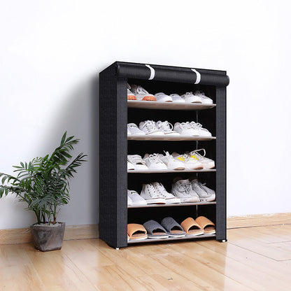 Multi-Layer Dust-Proof Shoe Rack with Cover