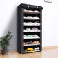 Multi-Layer Dust-Proof Shoe Rack with Cover
