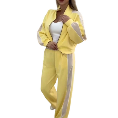 Women's 2-Piece Tracksuit with Side Stripe