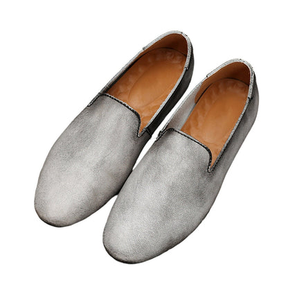 Flexible Pointed Toe Flat Dress Shoes