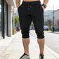 Men's 3/4 Tapered Jogger Capri Pants