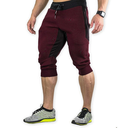 Men's 3/4 Tapered Jogger Capri Pants