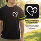 Faith Statement Heart Cross Graphic T-Shirt