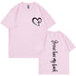 Faith Statement Heart Cross Graphic T-Shirt