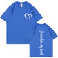 Faith Statement Heart Cross Graphic T-Shirt