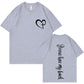 Faith Statement Heart Cross Graphic T-Shirt