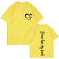 Faith Statement Heart Cross Graphic T-Shirt