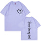 Faith Statement Heart Cross Graphic T-Shirt