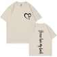 Faith Statement Heart Cross Graphic T-Shirt