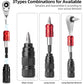 All-in-One Ratchet Socket Wrench Tool Kit