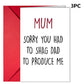 Watercolor Flower Mother's Day Card