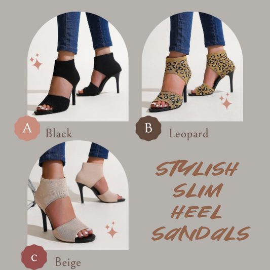 Women's Stylish Slim Heel Sandals