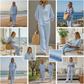 Women's Waffle Knit Two-Piece Lounge Set