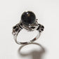 Gothic Crystal Ball Hand Ring